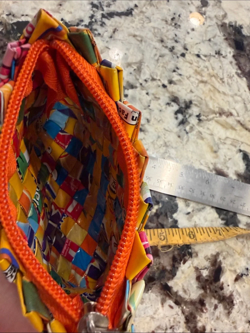 Recycled Candy Wrapper Small Wallet - Multicolor